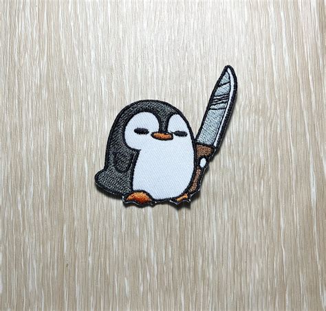 Penguin patch - This item: Cute Penguin Patch Embroidered Applique Iron On Sew On Emblem. $629. +. Octory Knife Penguin Iron On Patch Embroidered Patch Saw On/Iron On Applique for Jeans, Hats, Bags. $599. +. Generic Hinihao 1 pc Penguin Animal Patch Sticker Stick onIron onSew on Patch Applique for Clothes,Backpack,Phonecases,Helmat,DIY Accessories. $699. Total ...